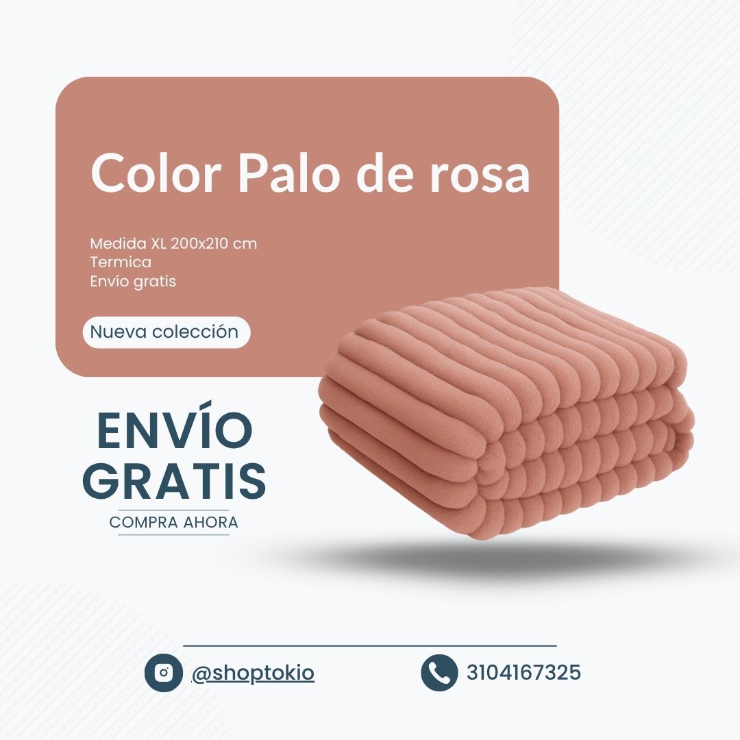 😇Cobija Piel de Ángel 3D alto relieve