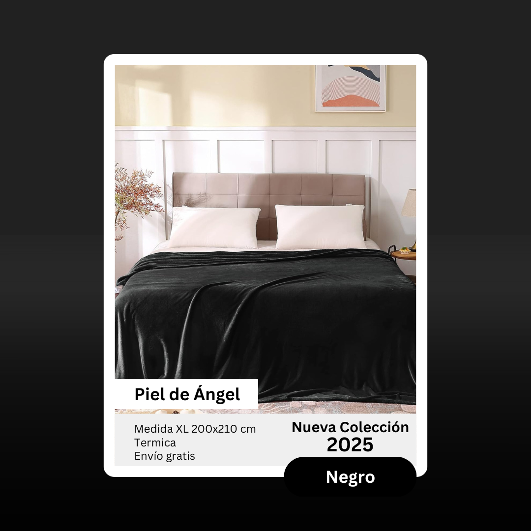 😇La suavidad que abraza tu descanso: Cobija Piel de Ángel😇