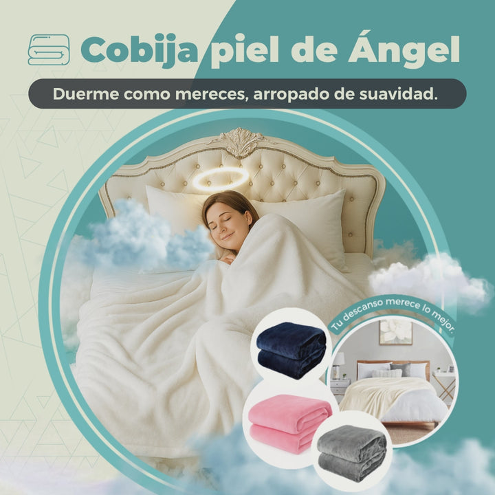 😇La suavidad que abraza tu descanso: Cobija Piel de Ángel😇